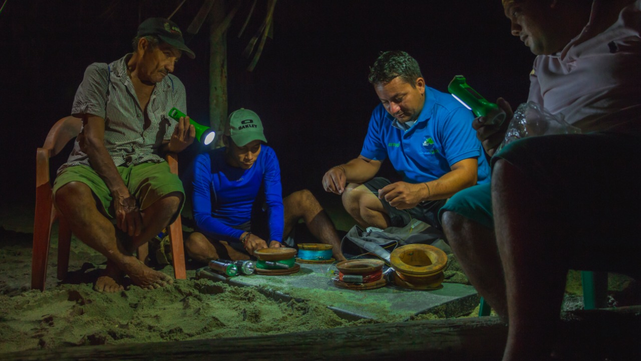 Pesca artesanal en el rio Don Diego