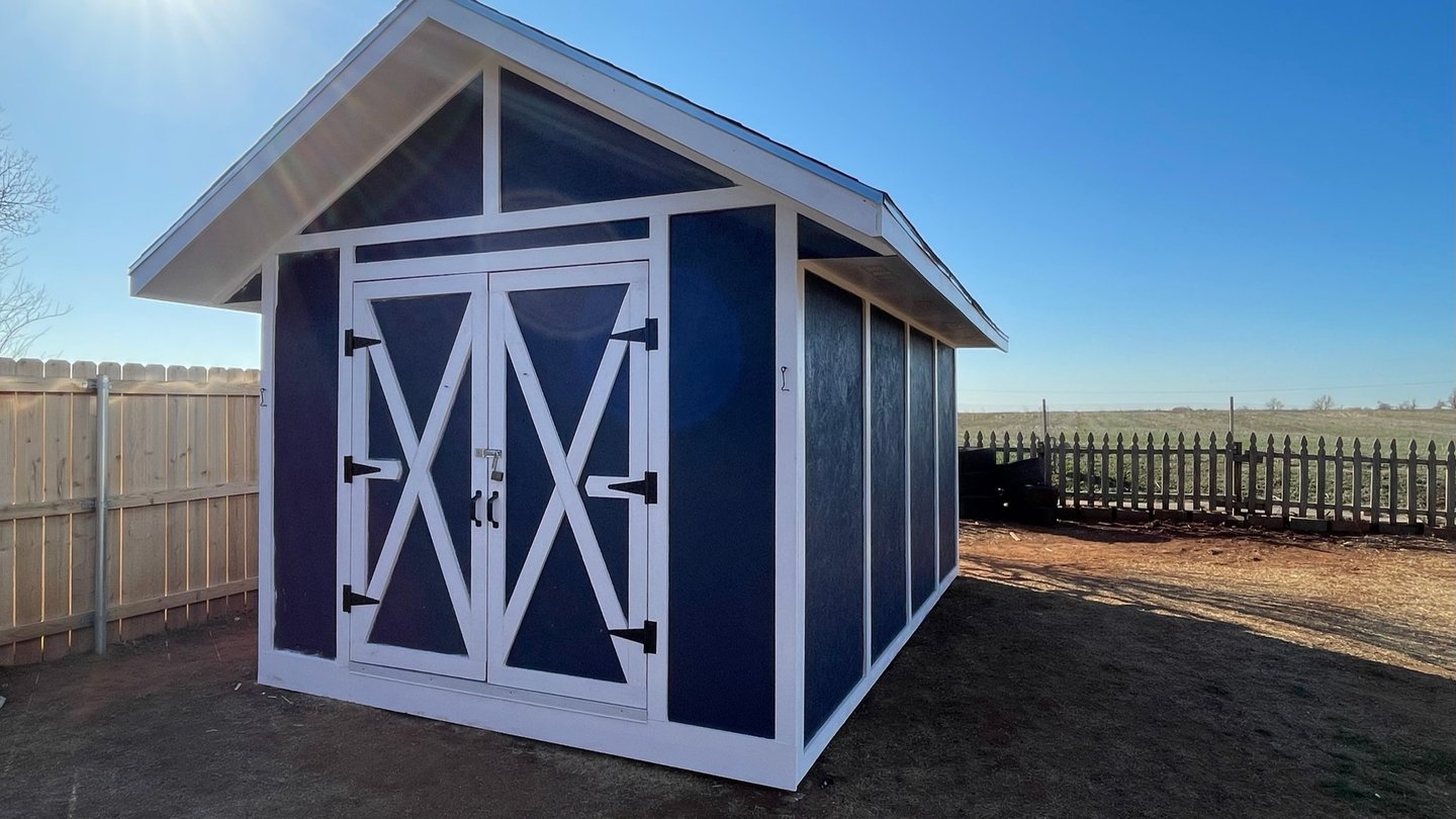 custom built shed