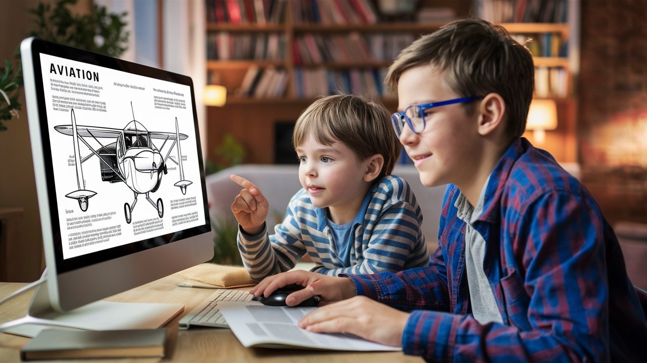 clases de aviación desde casa