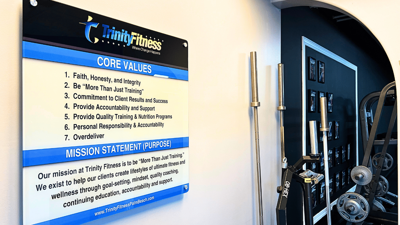 mission statement for private fitness gym