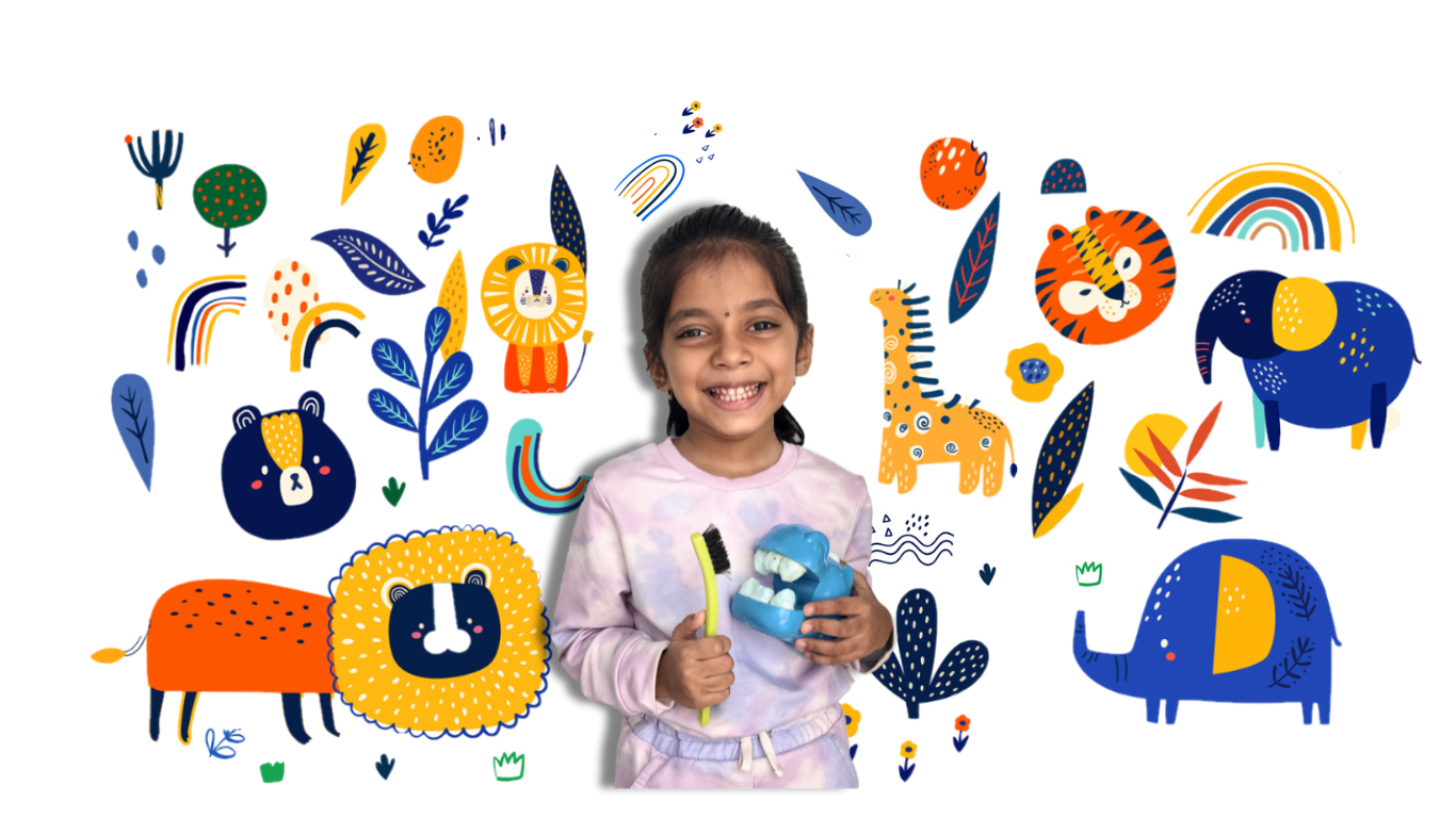 child dentist treating patient at Smile Safari Dental Clinic Mumbai