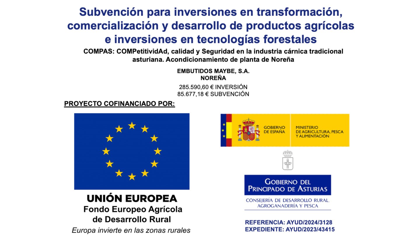 Subvención para inversiones en transformación, comercialización y desarrollo de productos agrícolas