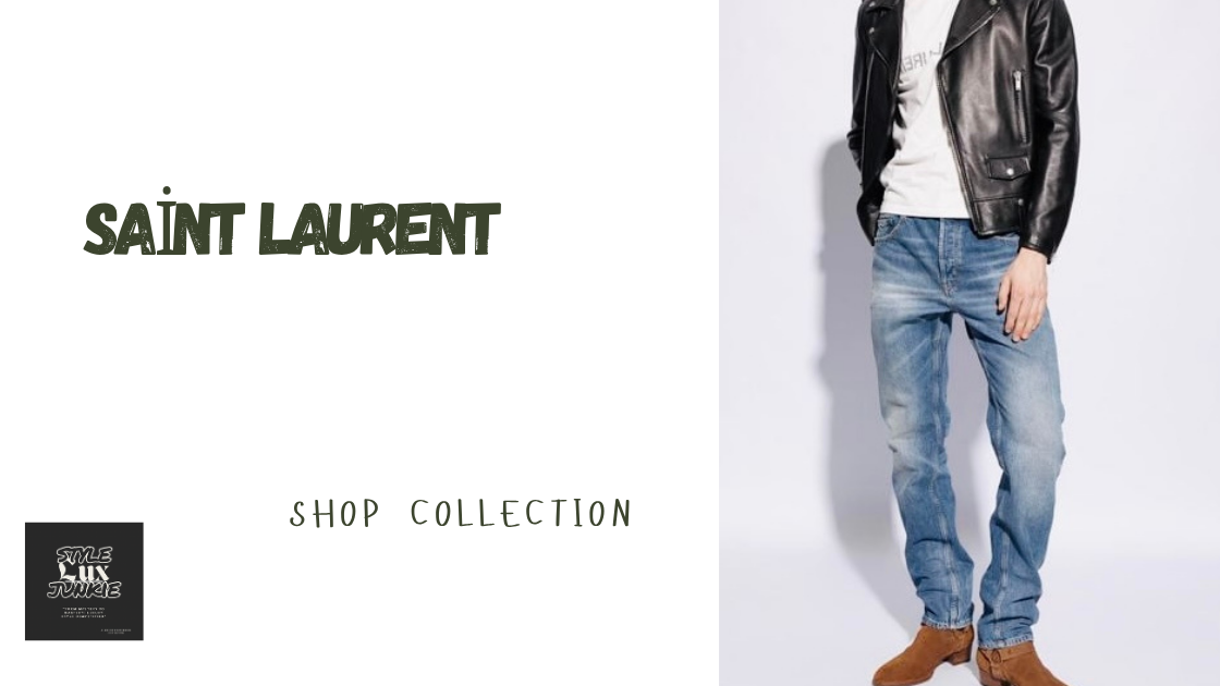 a man in a leather jacket and jeans, with a white t - shirt and