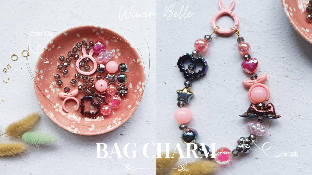 Glam Up Your Phone: Beaded Strap Tutorial 🎀༘⋆🍧🌸💕