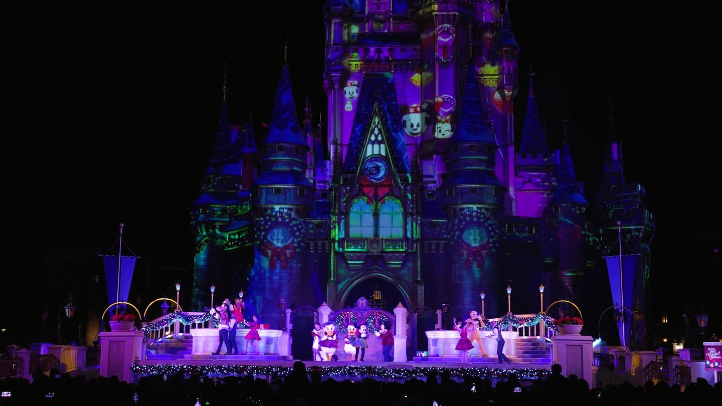 The Frozen Holiday Surprise (Magic Kingdom) - stage view