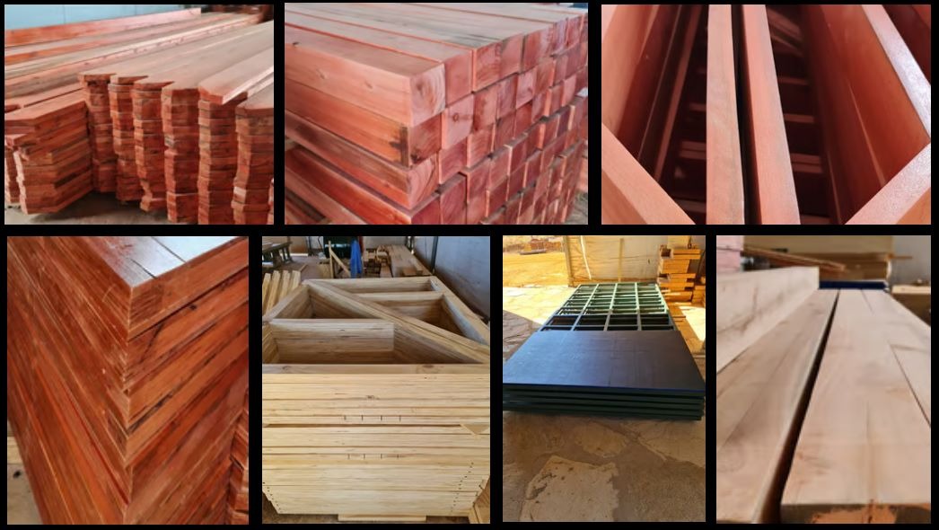 Images dos elementos modulares prefabricados do haras