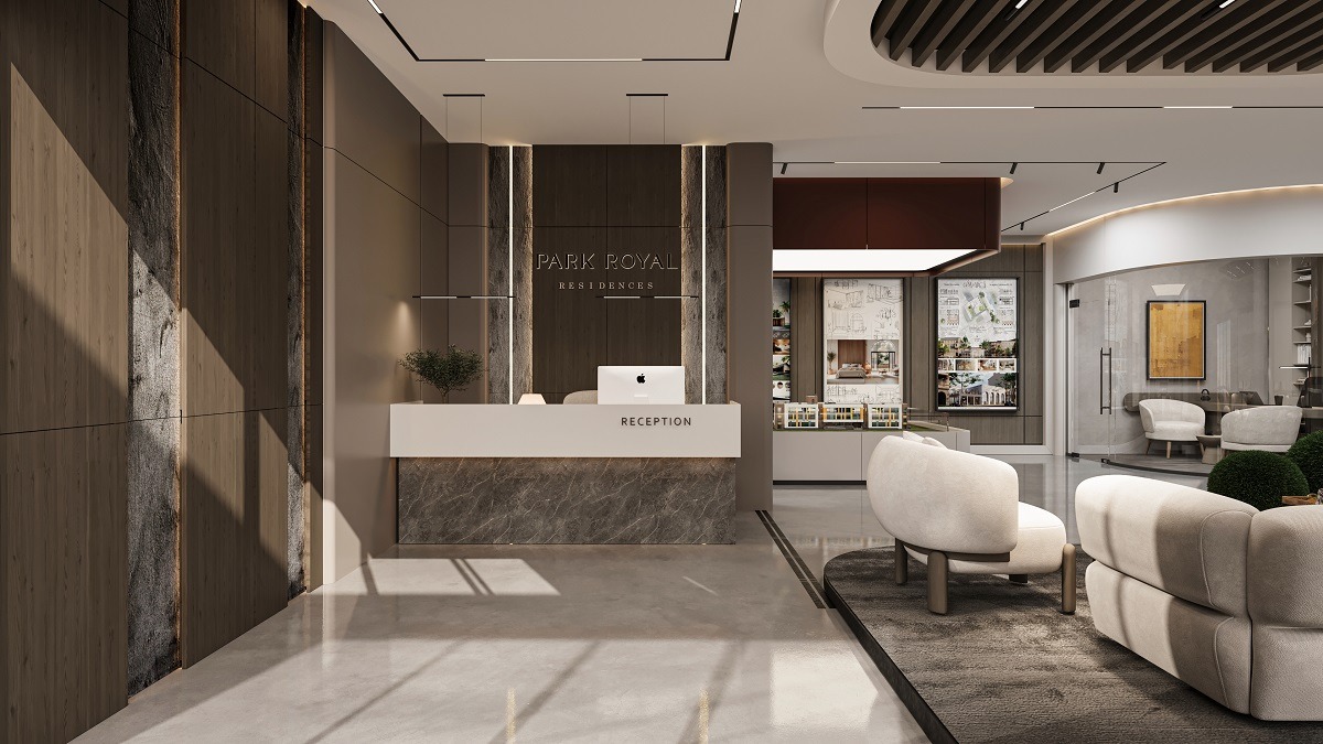 La Féra Interior Design tarafından tasarlanmış modern satış ofisi iç mekan projesi