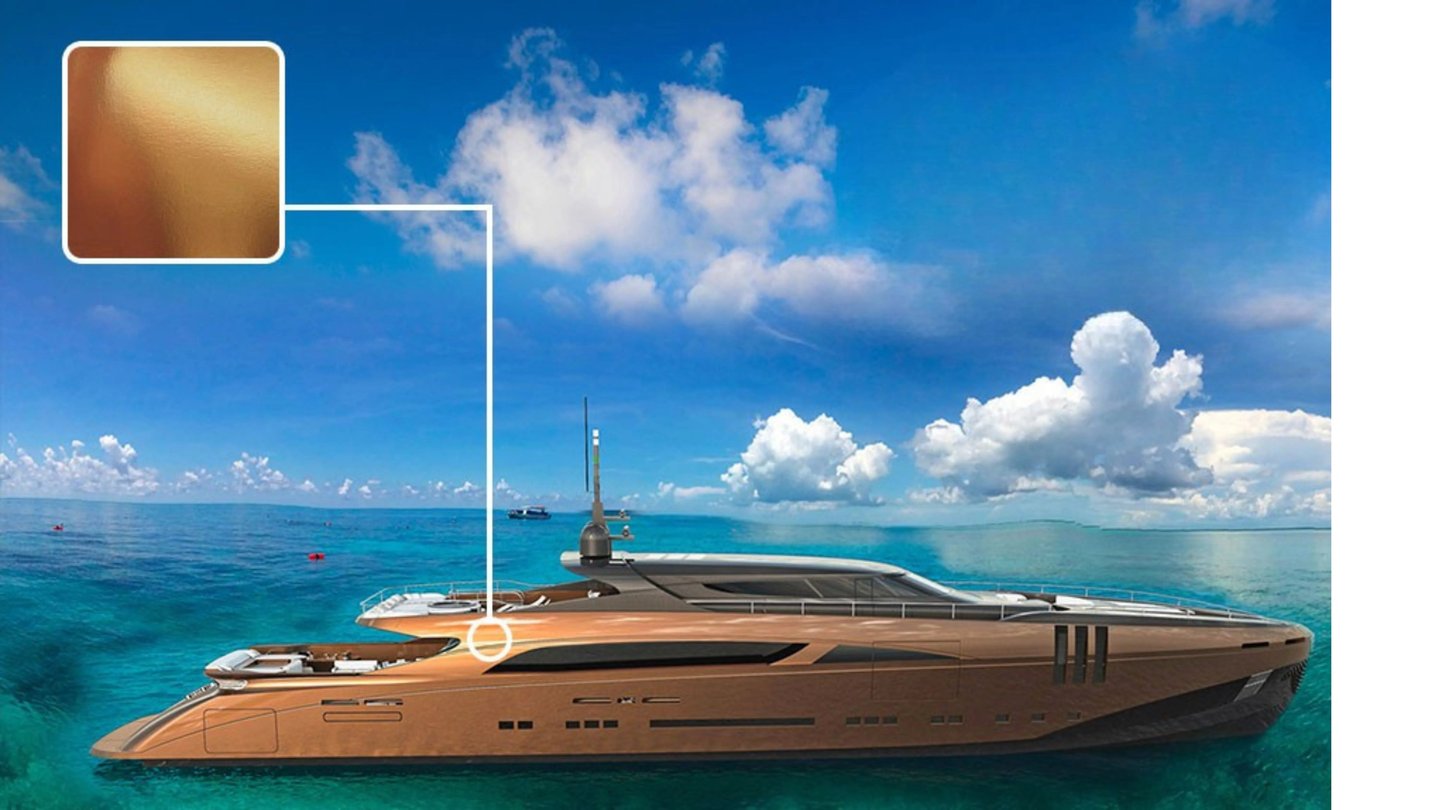 Nuancier de covering bateau