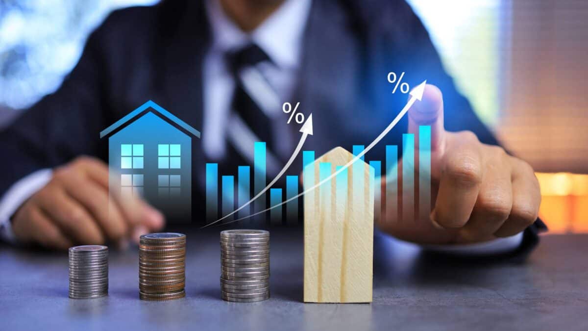 Real estate as a hedge against inflation showing property value growth