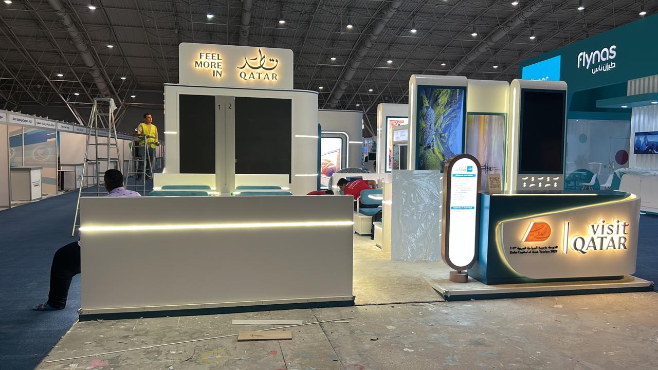 Visit Qatar activation booth