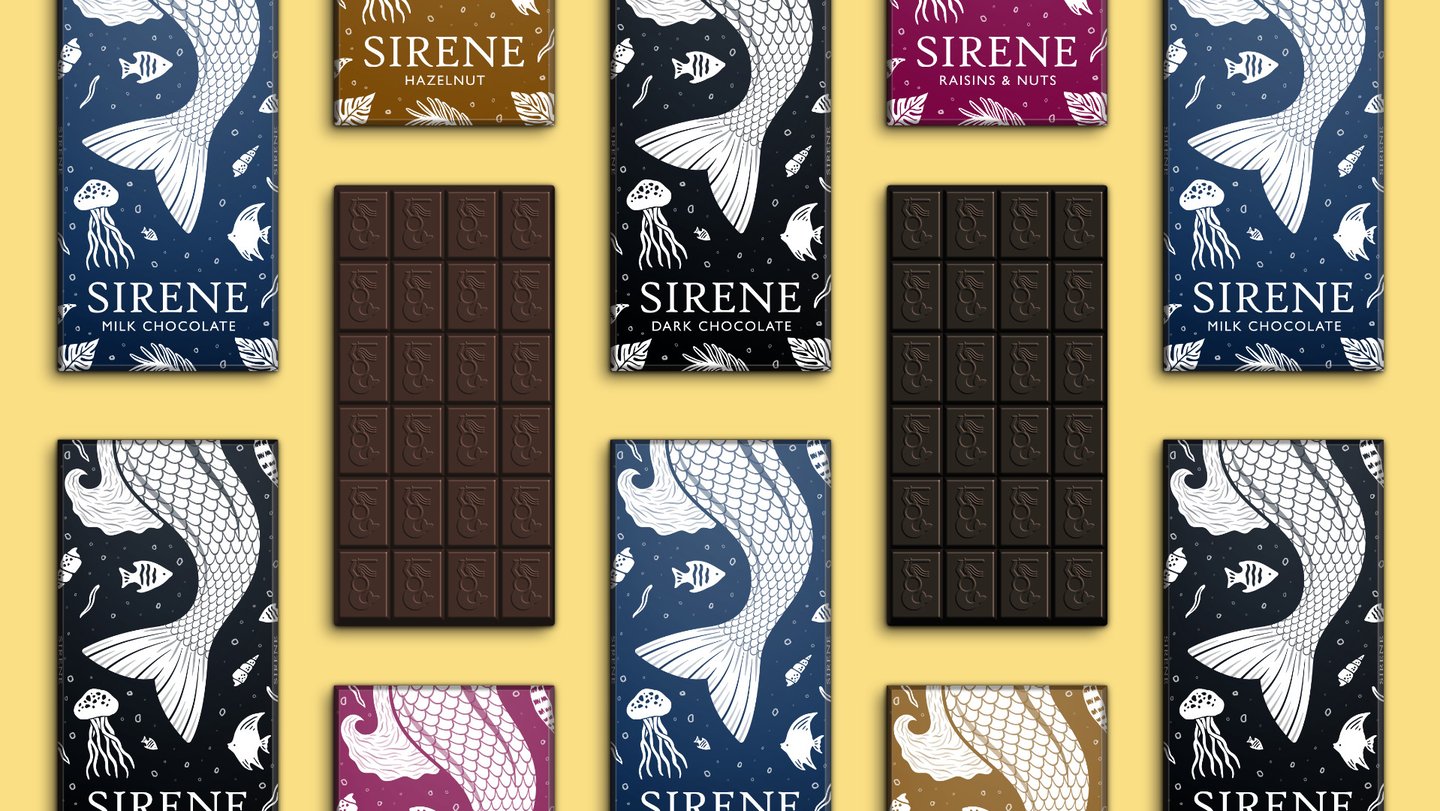 Sirene chocolate bars