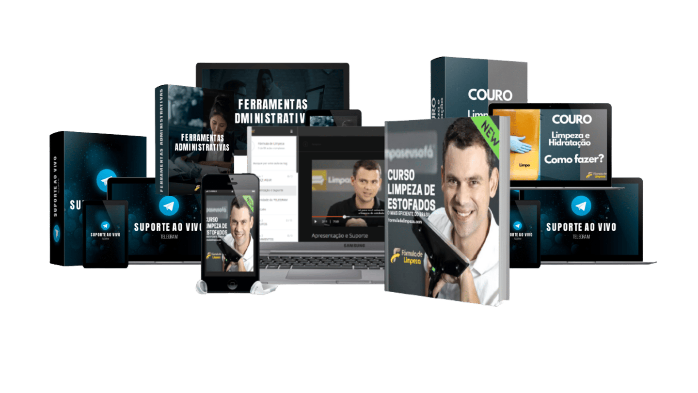 Curso de Higienização de Estofados - material