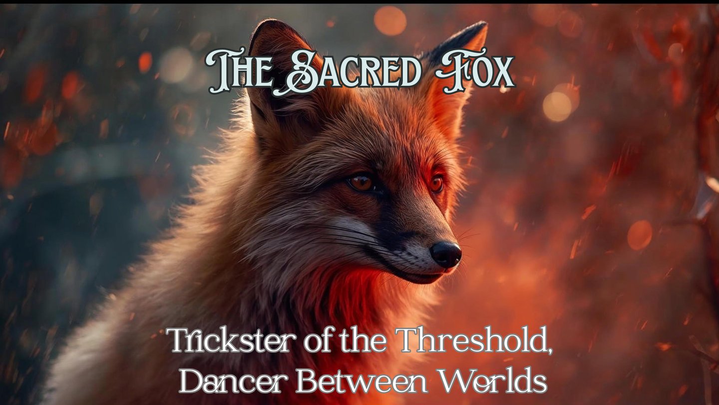 The Sacred Fox: Trickster of the Threshold, Dancer Between Worlds