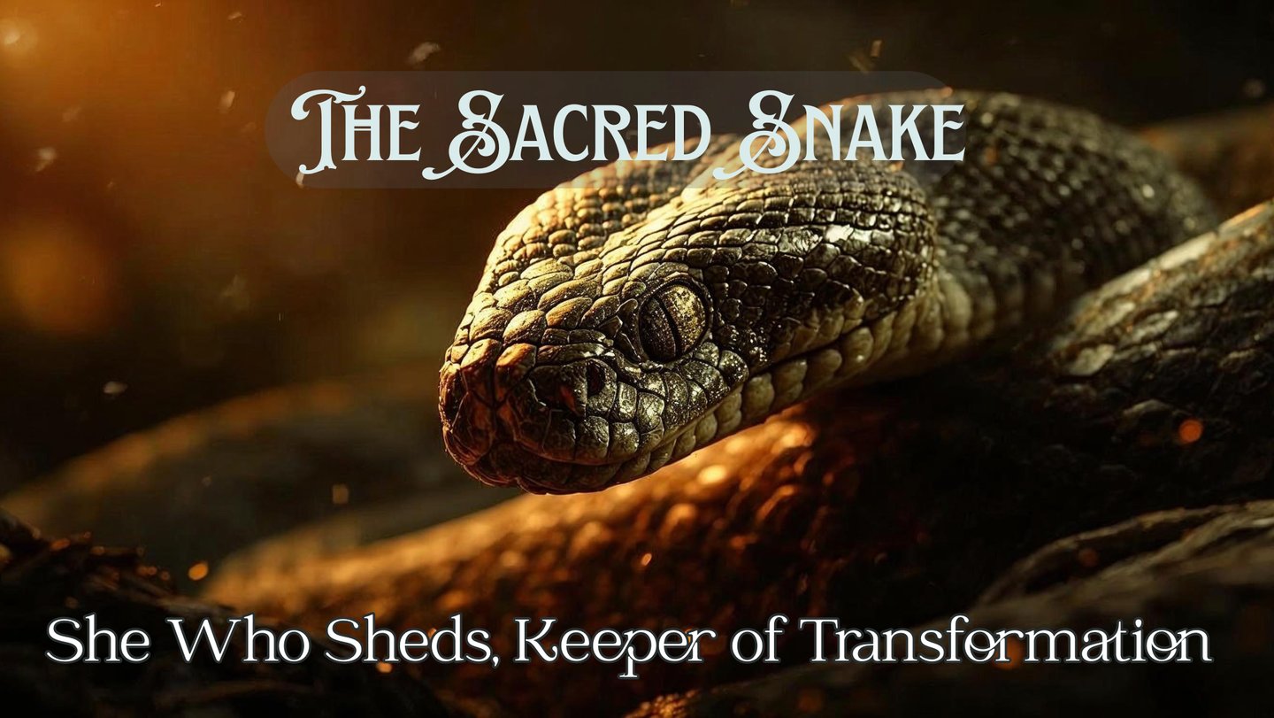 The Sacred Snake: She Who Sheds, Keeper of Transformation