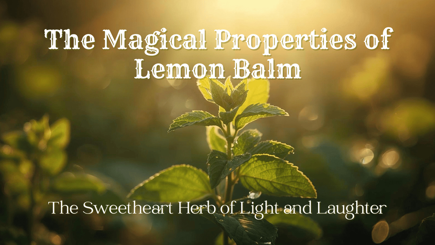 The Magical Properties of Lemon Balm — The Sweetheart Herb of Light and Laughter