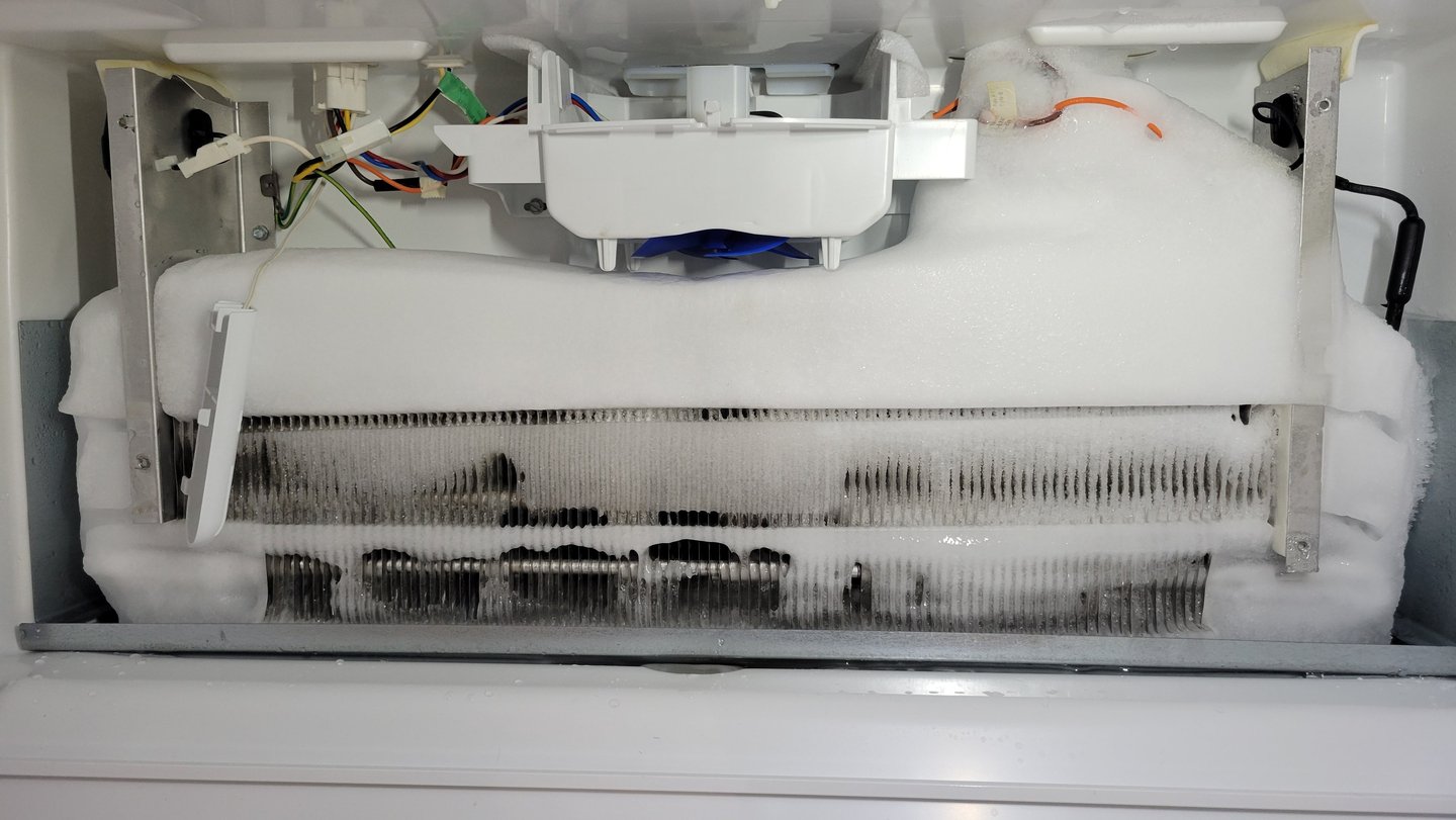 Maytag refrigerator ice buildup repair Norwalk