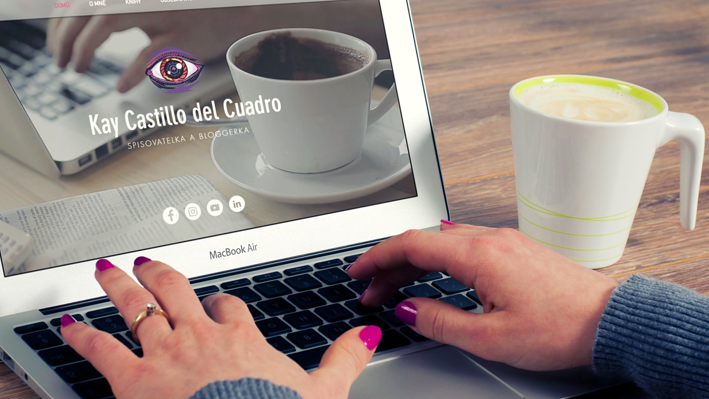 web pro spisovatelku a bloggerku