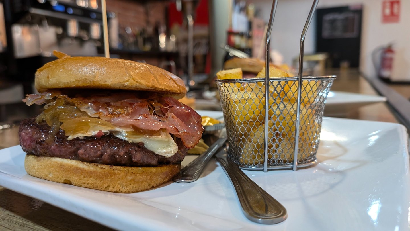 foto de hamburguesa iberica