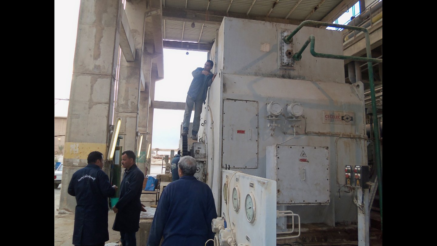 3.1 MW 11kV Synchronous motor maintenance