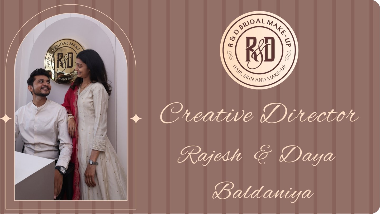 Top bridal makeup artists in vadodara, Rajesh & Daya Baldaniya at R&D Bridal Makeup Salon & Studio