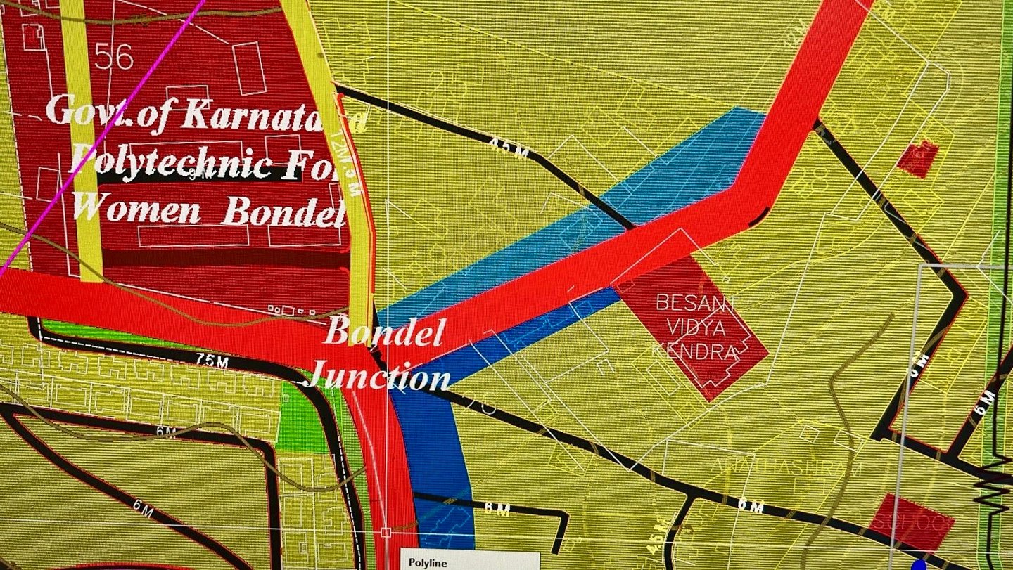 Commercial zoning of Paduvan site - MUDA map
