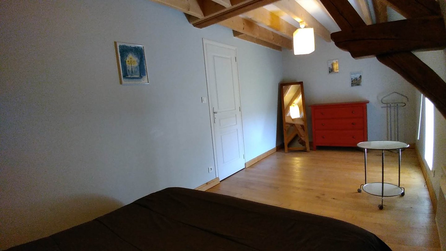 Chambre parents gîte dans le Cotentin en Normandie pour 6 personnes