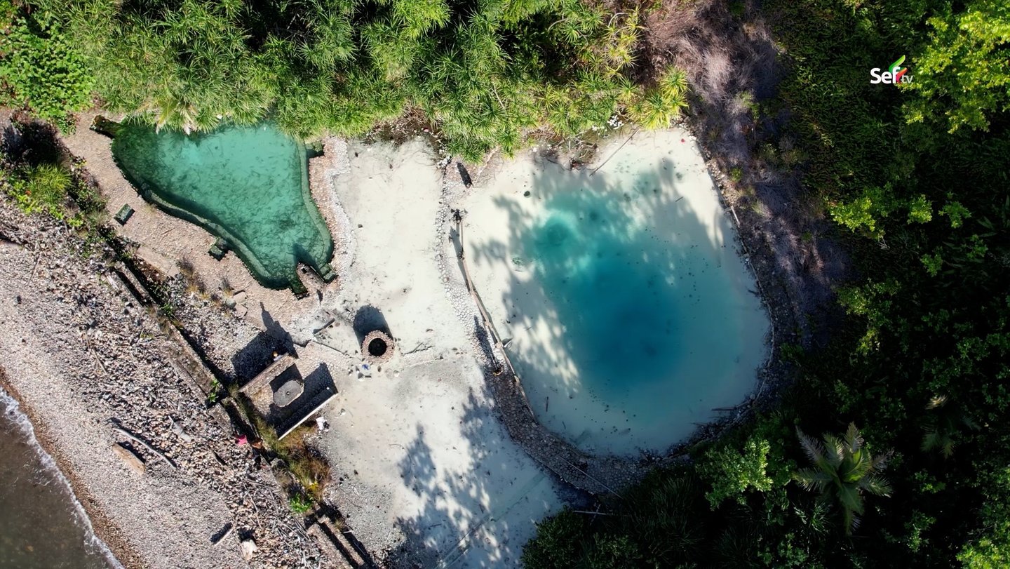 Hotspring in Balut Island