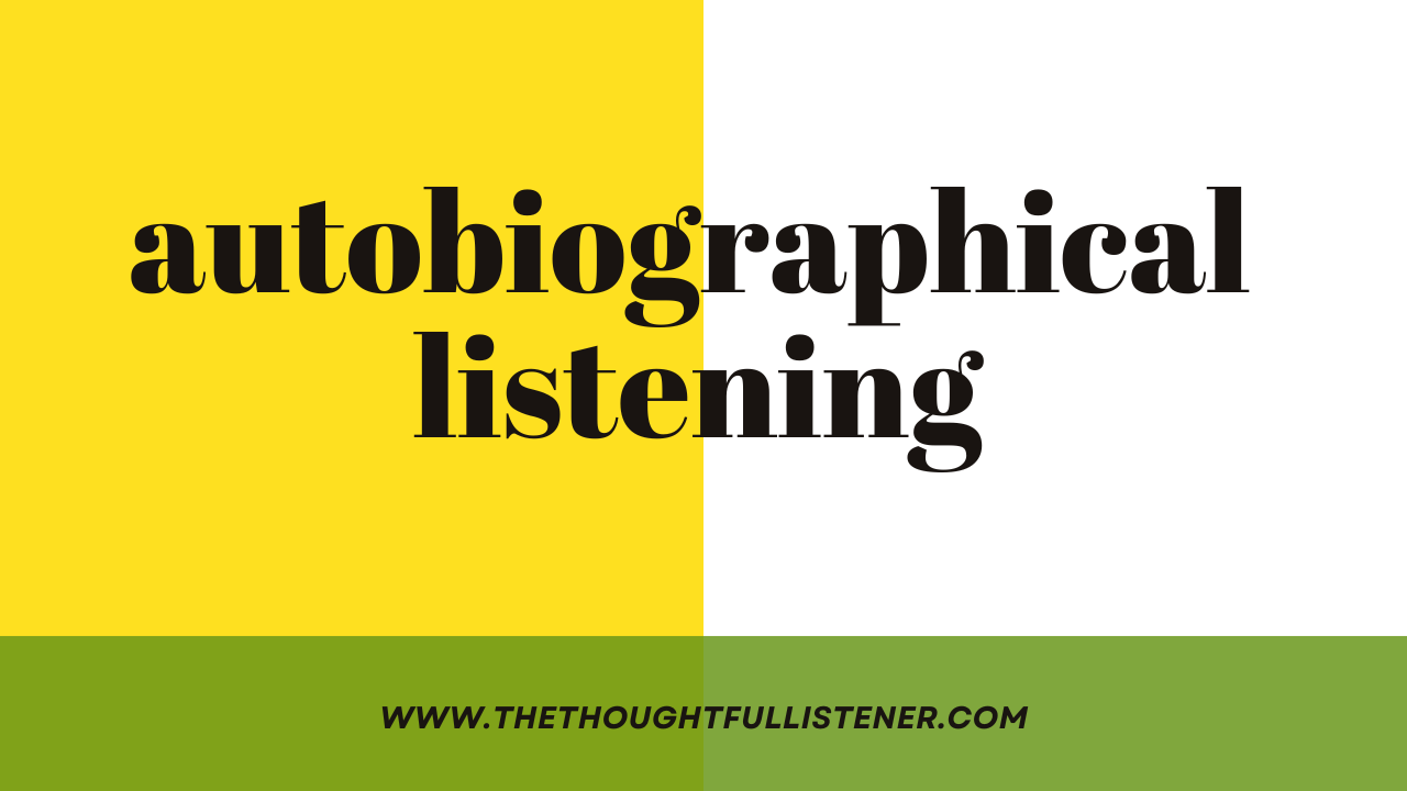 title for autobiographical listening
