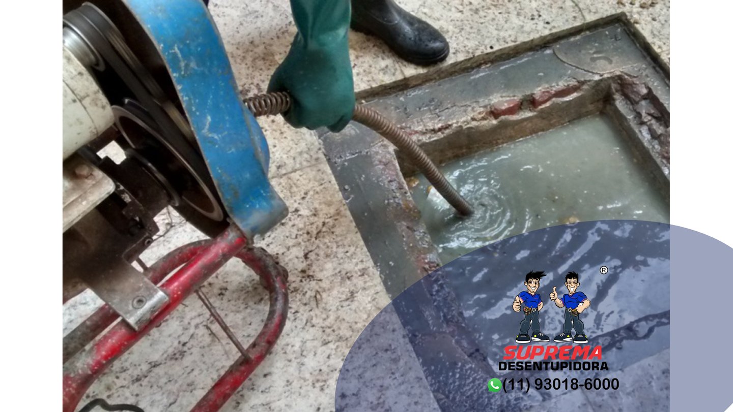 desentupimento de caixa de gordura