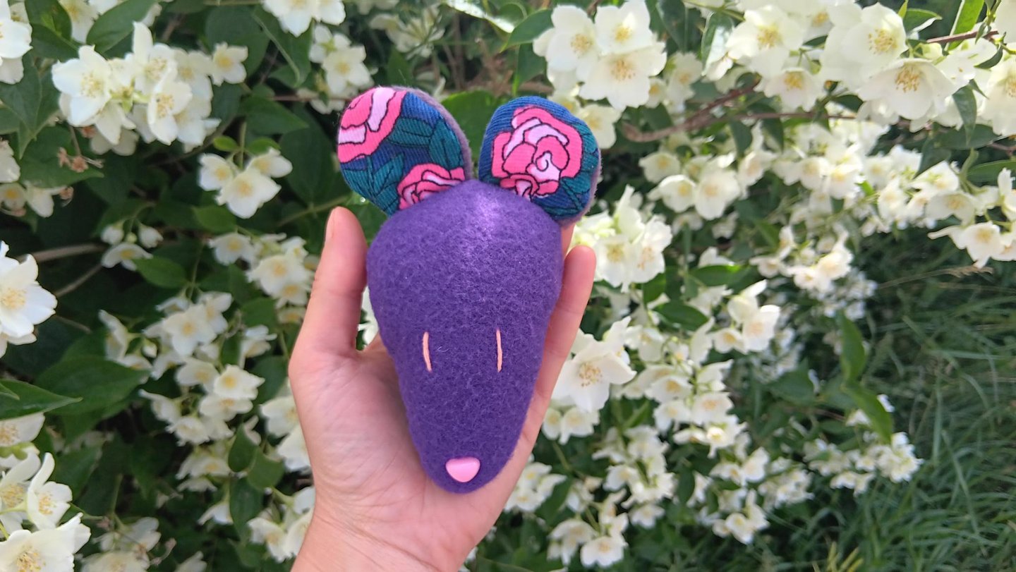 souris-dent-de-lait-artisanale-violette