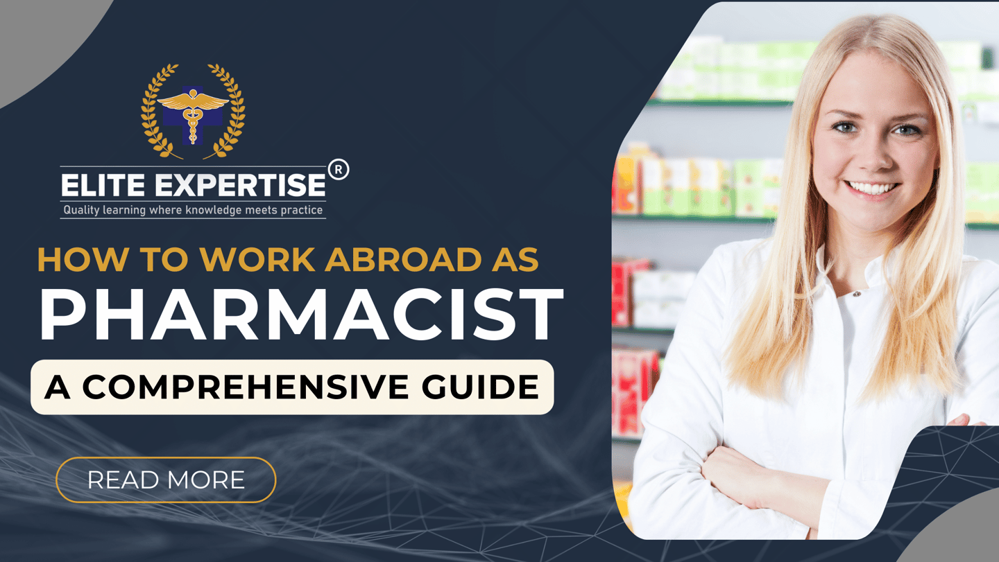 How to work as a pharmacist in abroad