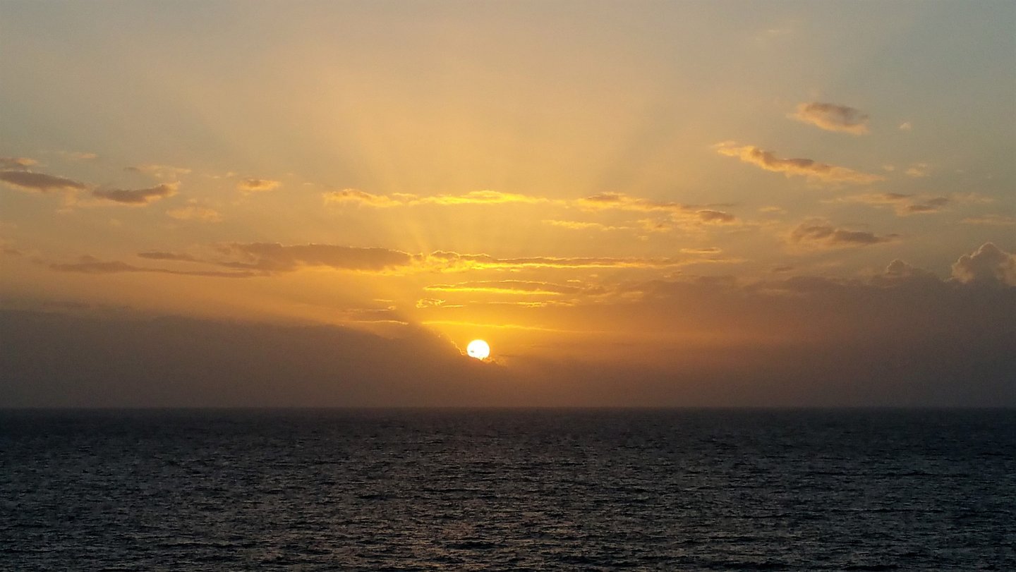 Sunrise on Adventure of The Seas