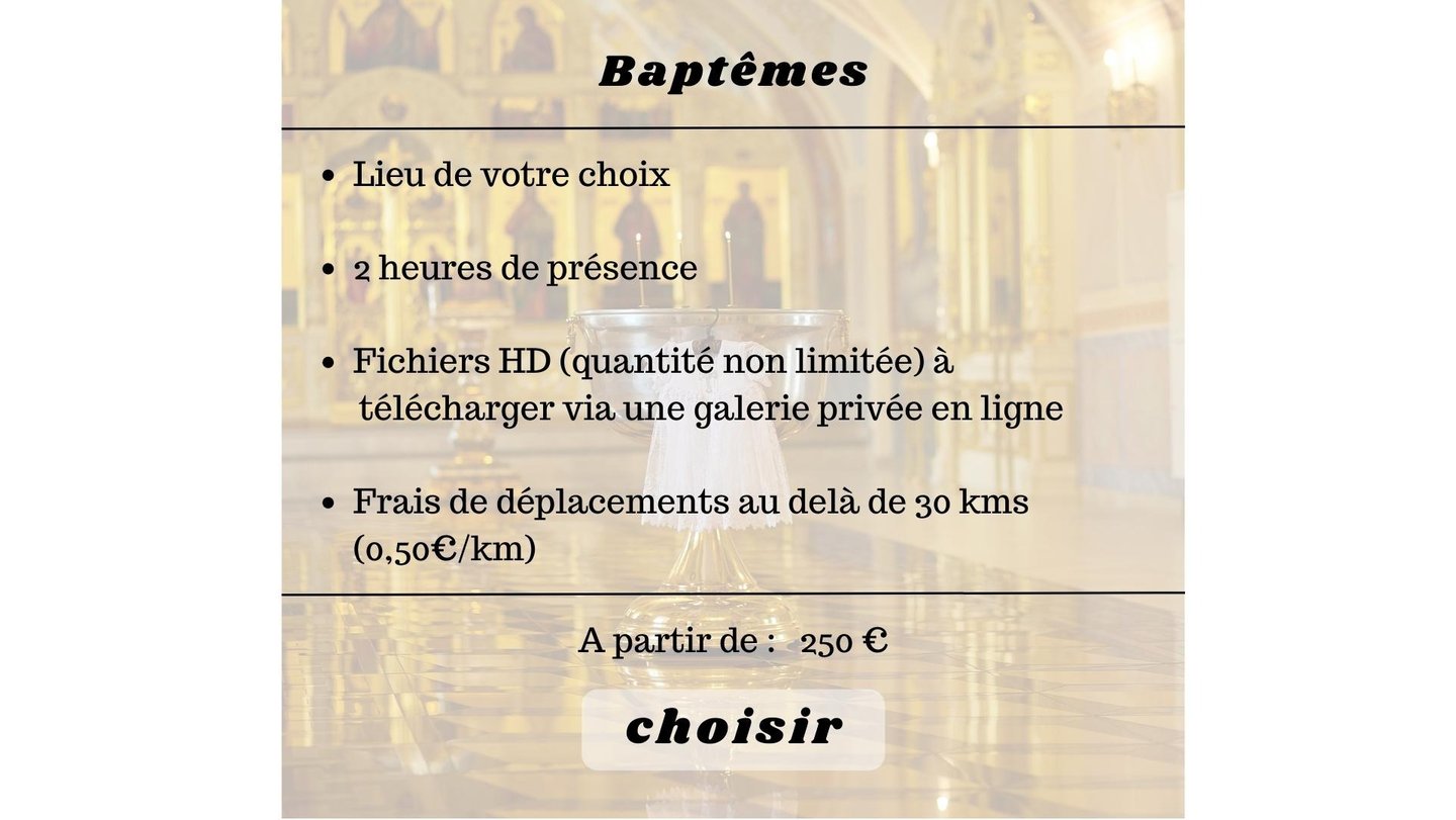 shooting photo baptêmes