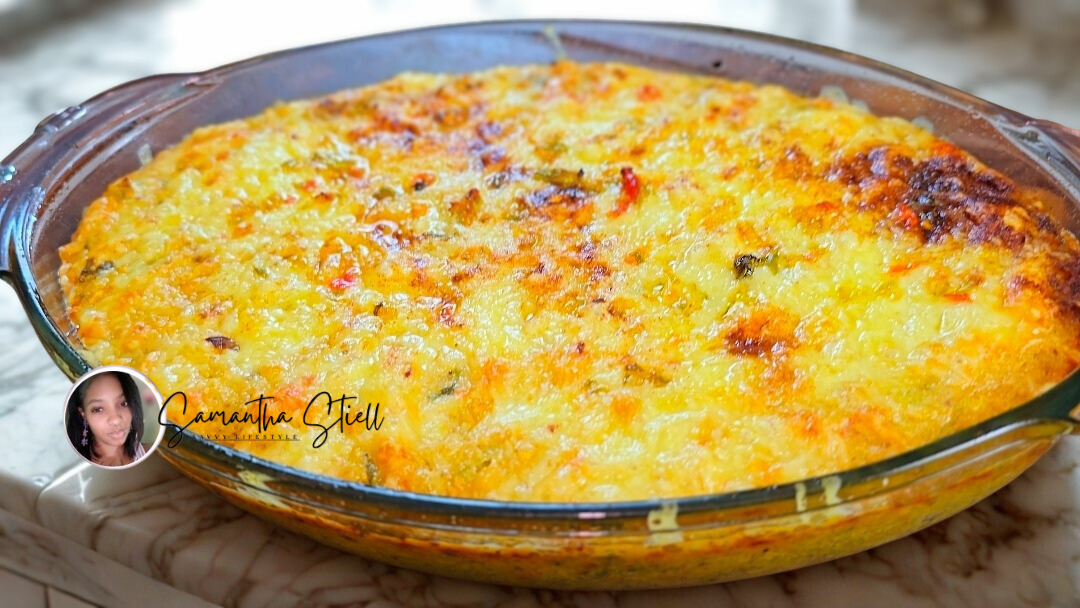 Eggless Trini Corn Pie