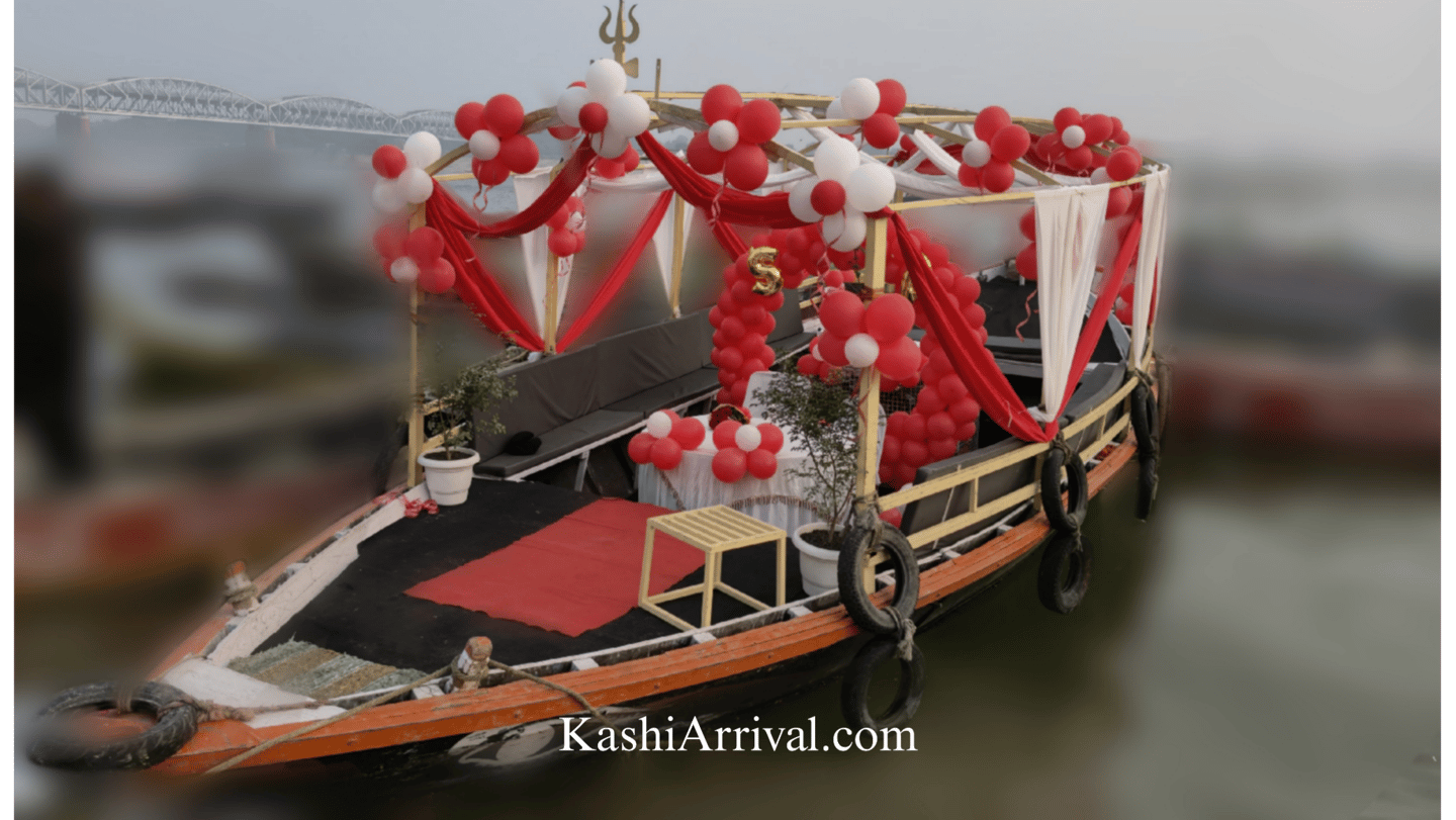Premium Decorated Canopy (Light) Motor Boat for Grand Celebration