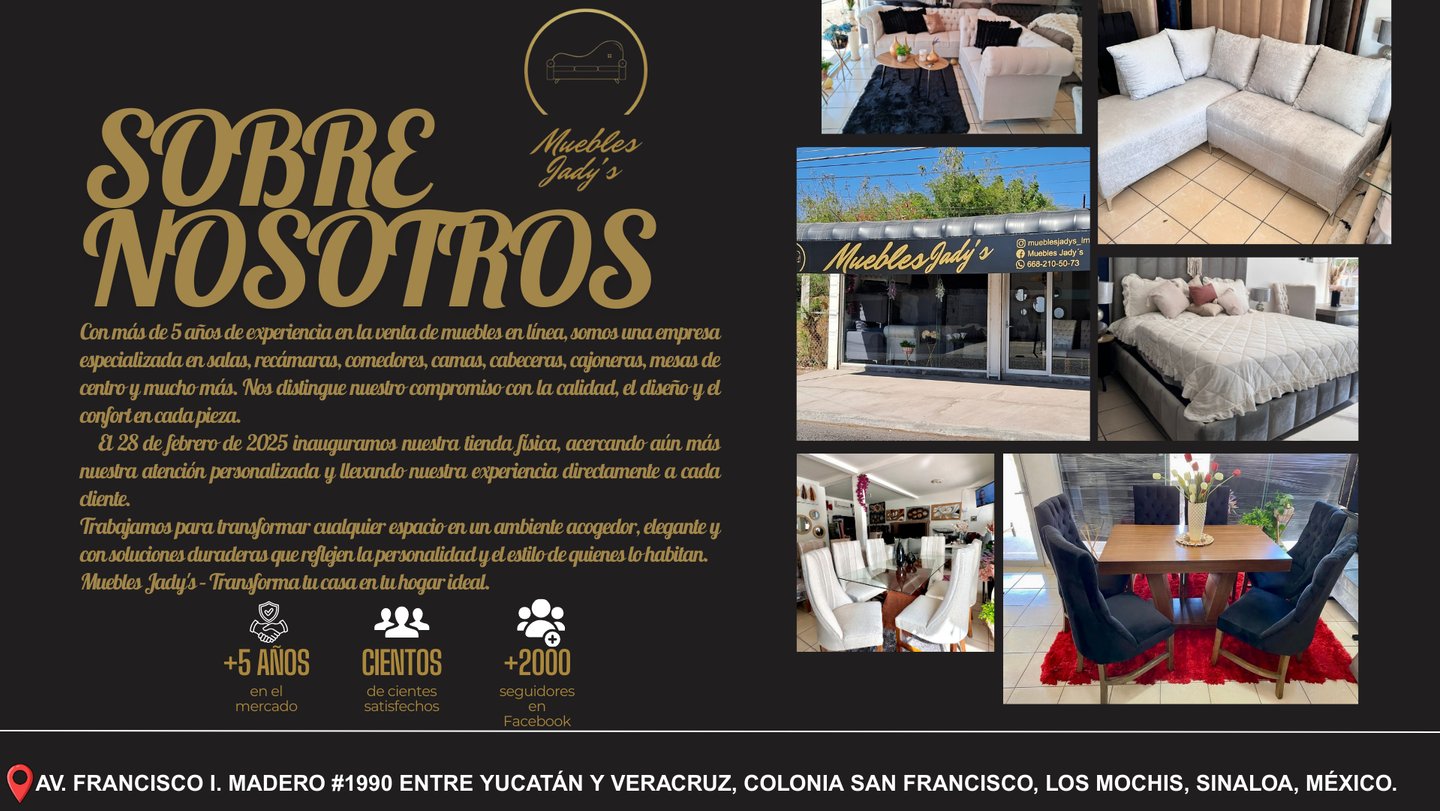 Muebles Jadys sobre nosotros