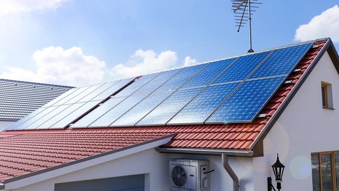 imagem de painel solar