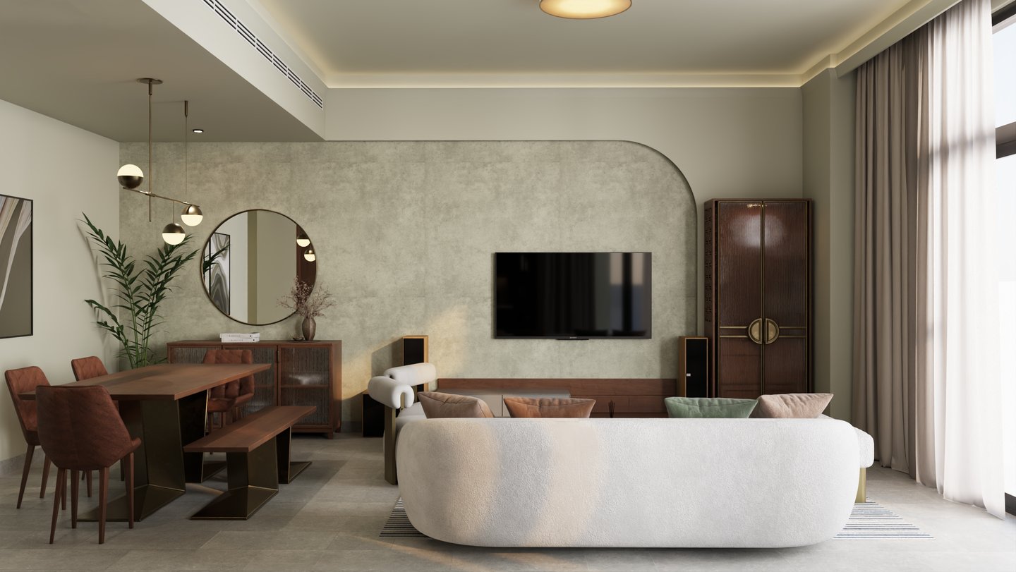 Premium dining room design UAE