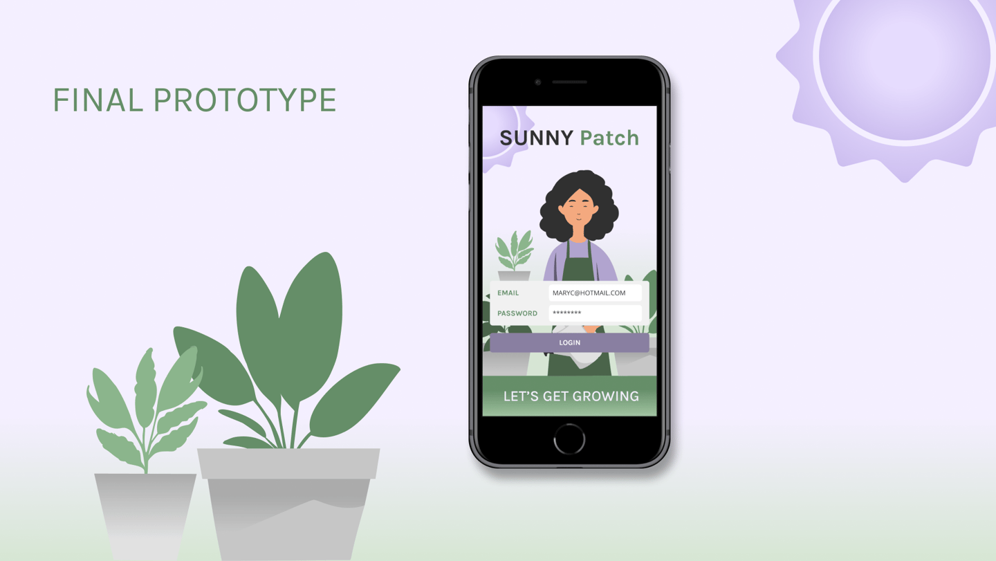 Sunny Patch - Final Prototype