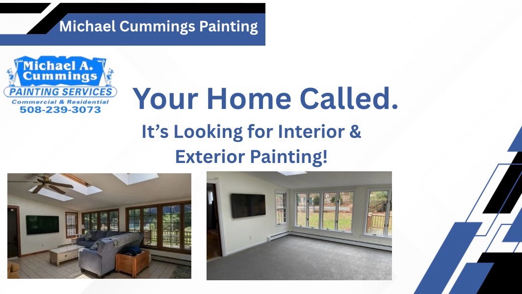 Transforming a living room Outdated woodwork updated and freshly painted walls by Michael Cummings Painting