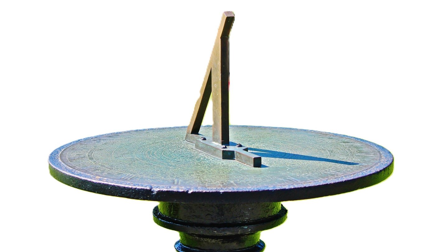 A sundial, which is important to the Sunny Hours story.