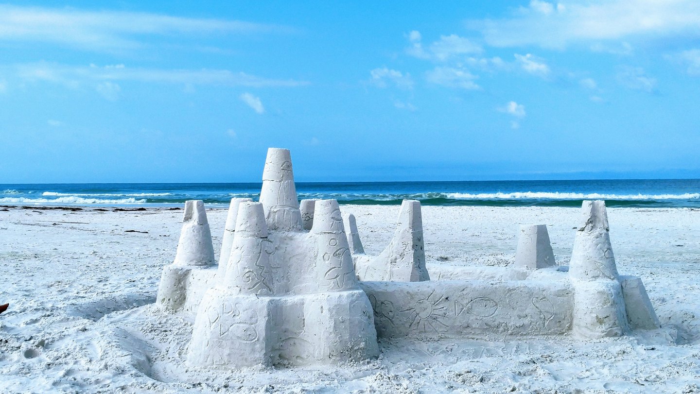 sandcastle photo on Siesta Key