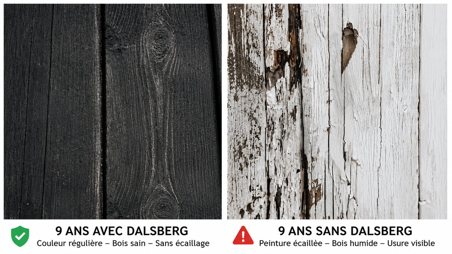 Comparaison entre peinture bois synthétique qui s’écaille et peinture respirante pour bois extérieur