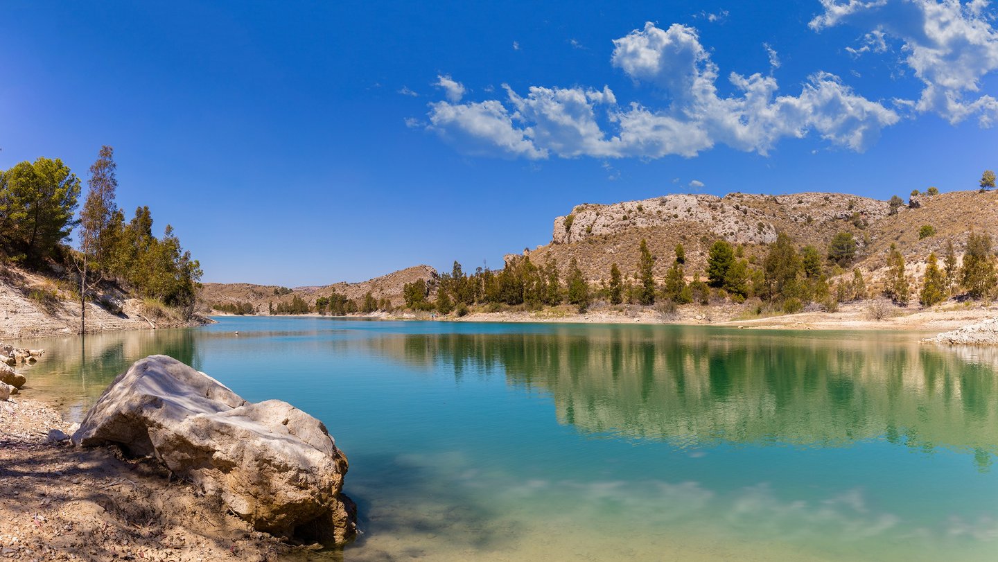 View of the Cierva reservoir, in the municipality of Mula. Photo by Werner Wilmes.