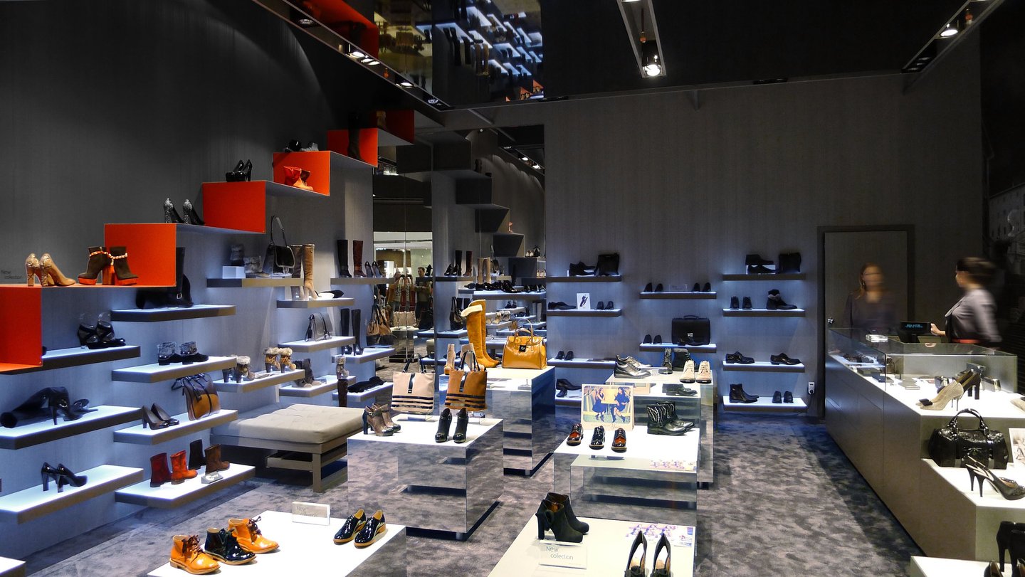 kokia sienu apdaila parduotuvei