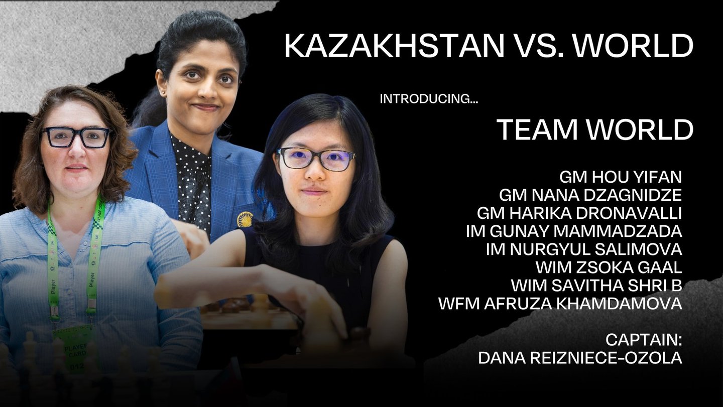 Chess Kazakhstan vs the World #NepoDing World Championship 2023