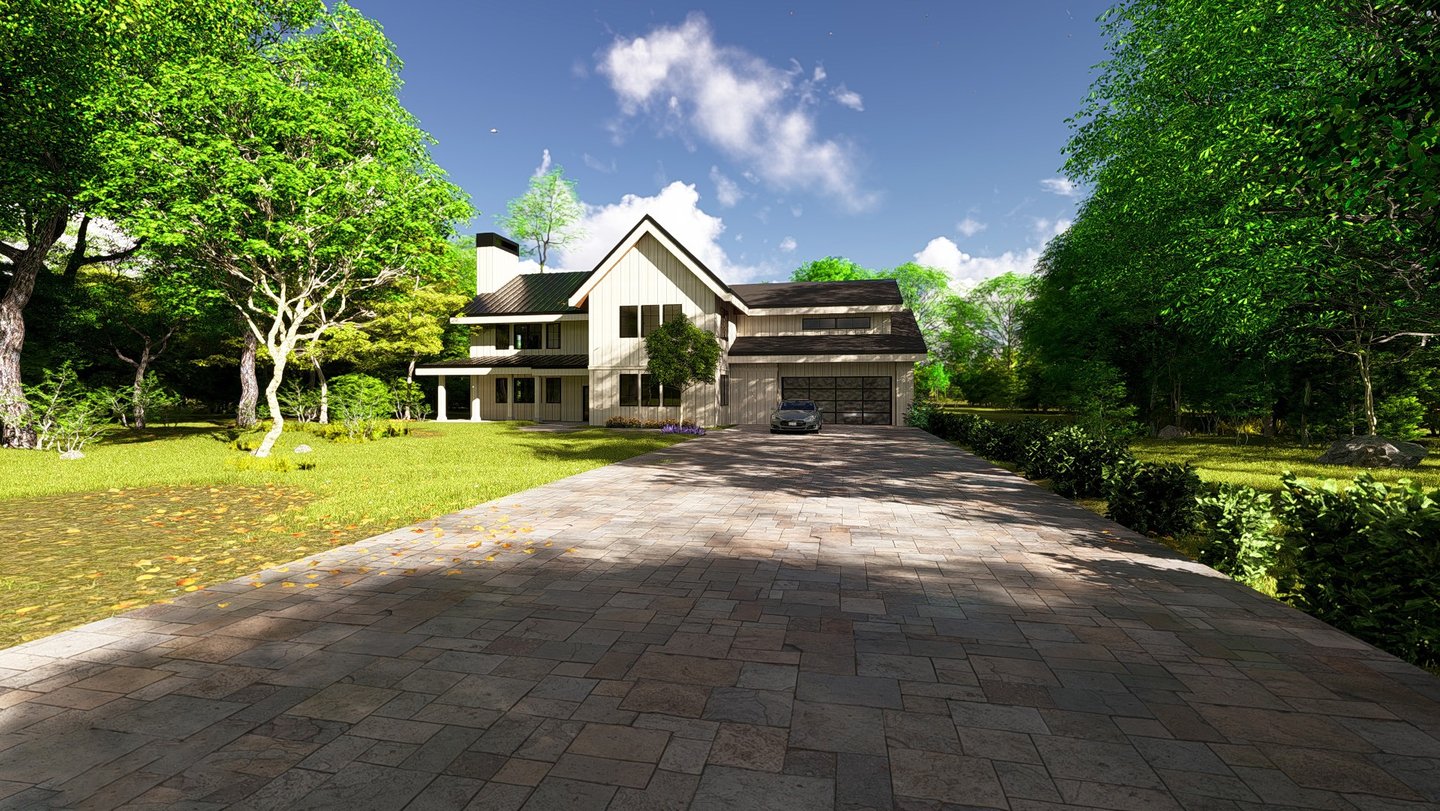 Custom home architectural visualization