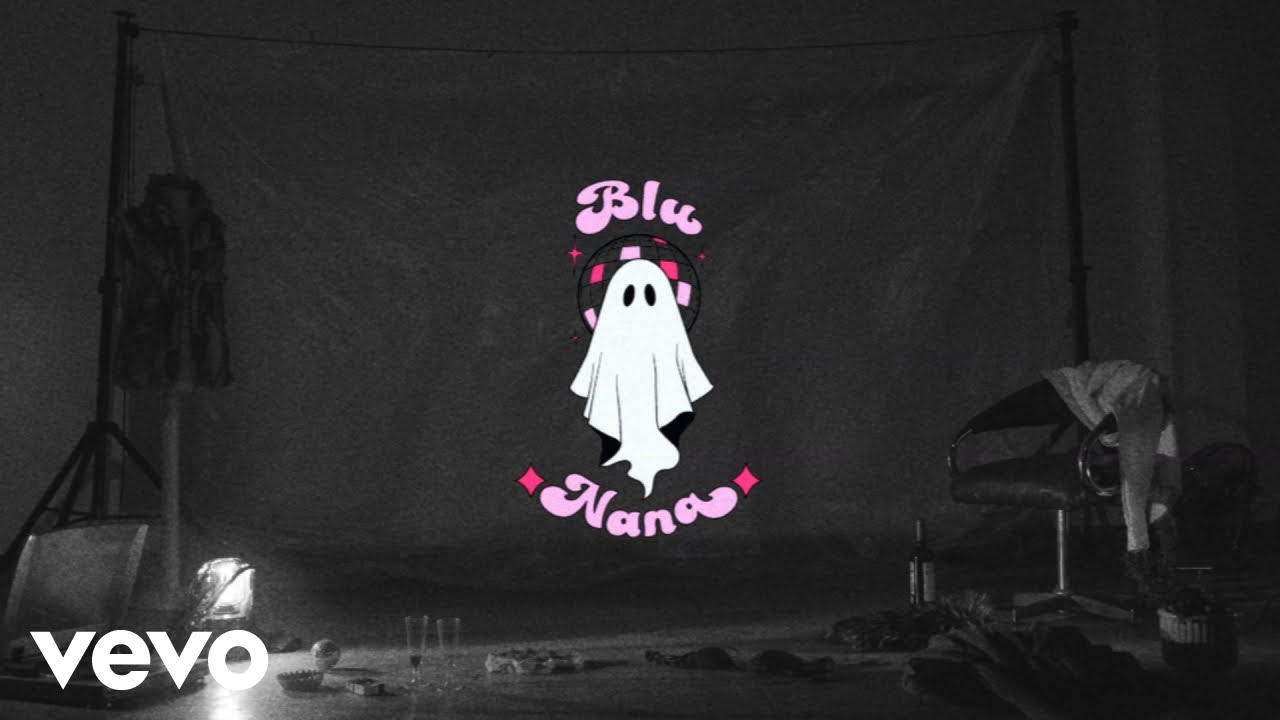 a ghost ghost with a ghost in the background