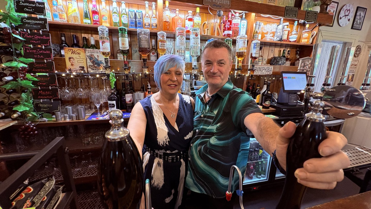 Hayley and Gary at The Magdalens