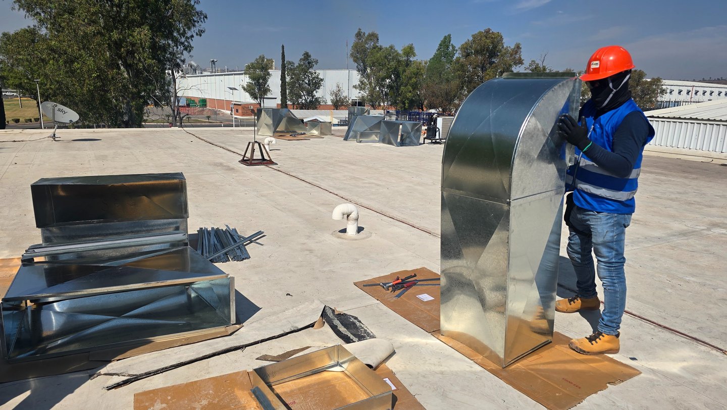 Instalación de sistema de aire